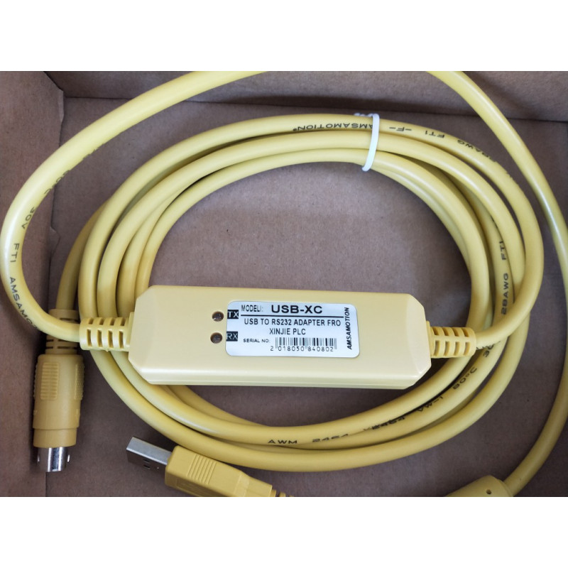 Cavo Di Programmazione USB Per PLC DVP (XC1, XC2, XC3, XC5, XD1) - MDFLY PGM-PL0028, Nuovo